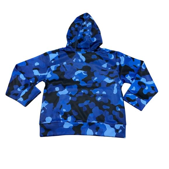 Adidas Boys 2-Piece Hoodie & Jogger Pants Set Size 4 Blue Camo Black NWT - Picture 3 of 8